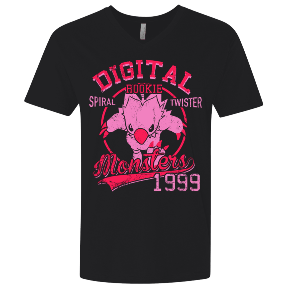 T-Shirts Black / X-Small Spiral Twister Men's Premium V-Neck