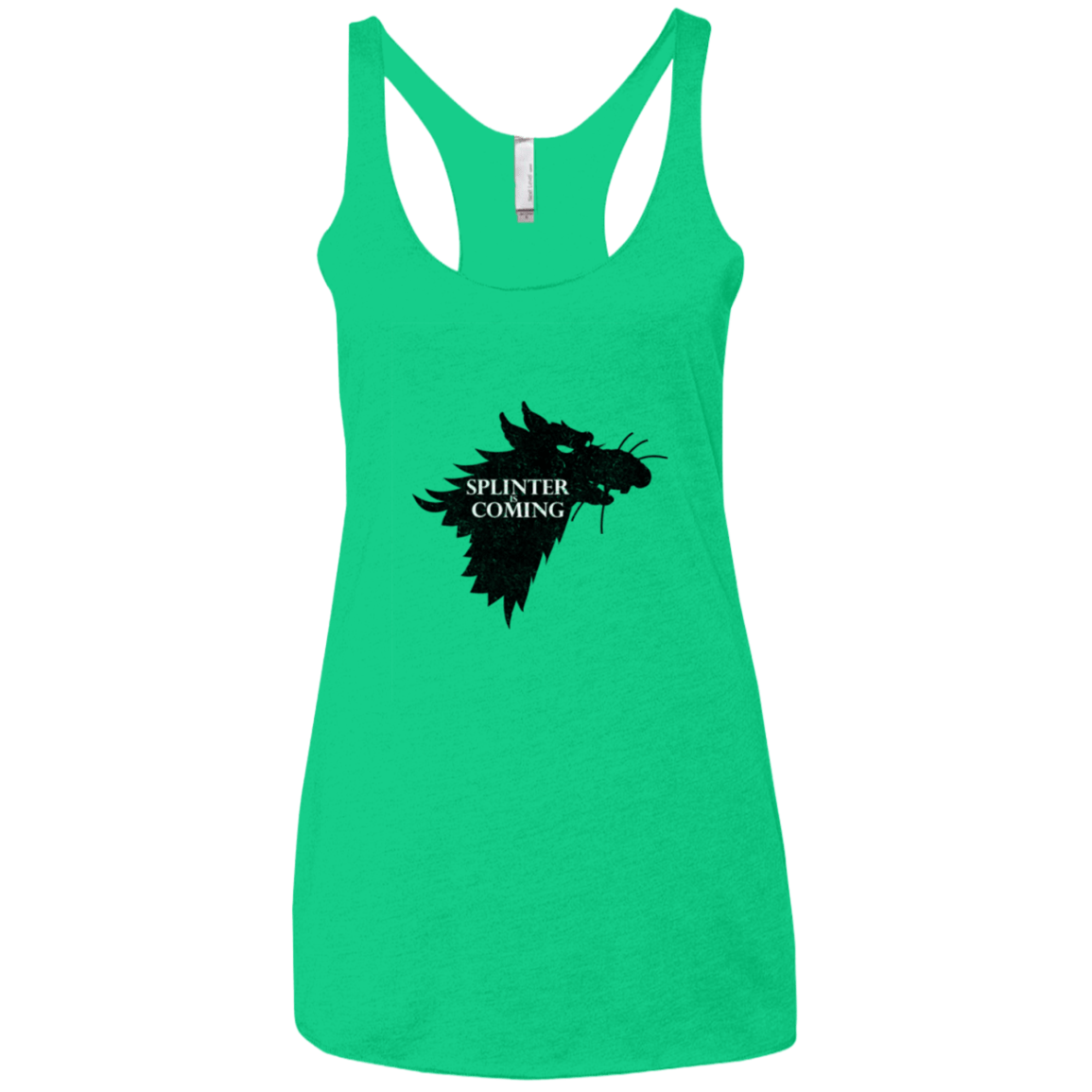 T-Shirts Envy / X-Small Splinter is Coming Women's Triblend Racerback Tank