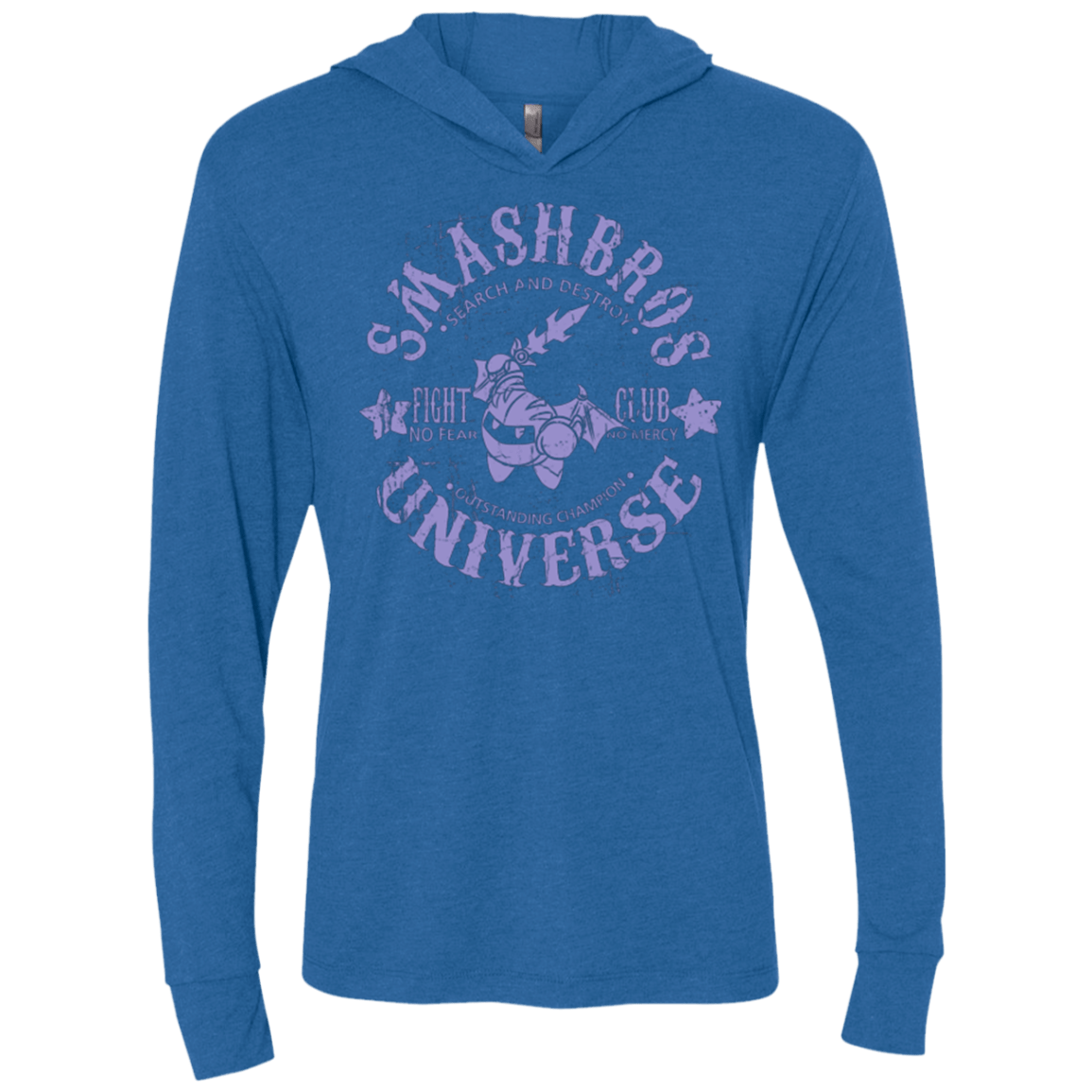 T-Shirts Vintage Royal / X-Small STAR CHAMPION 2 Triblend Long Sleeve Hoodie Tee