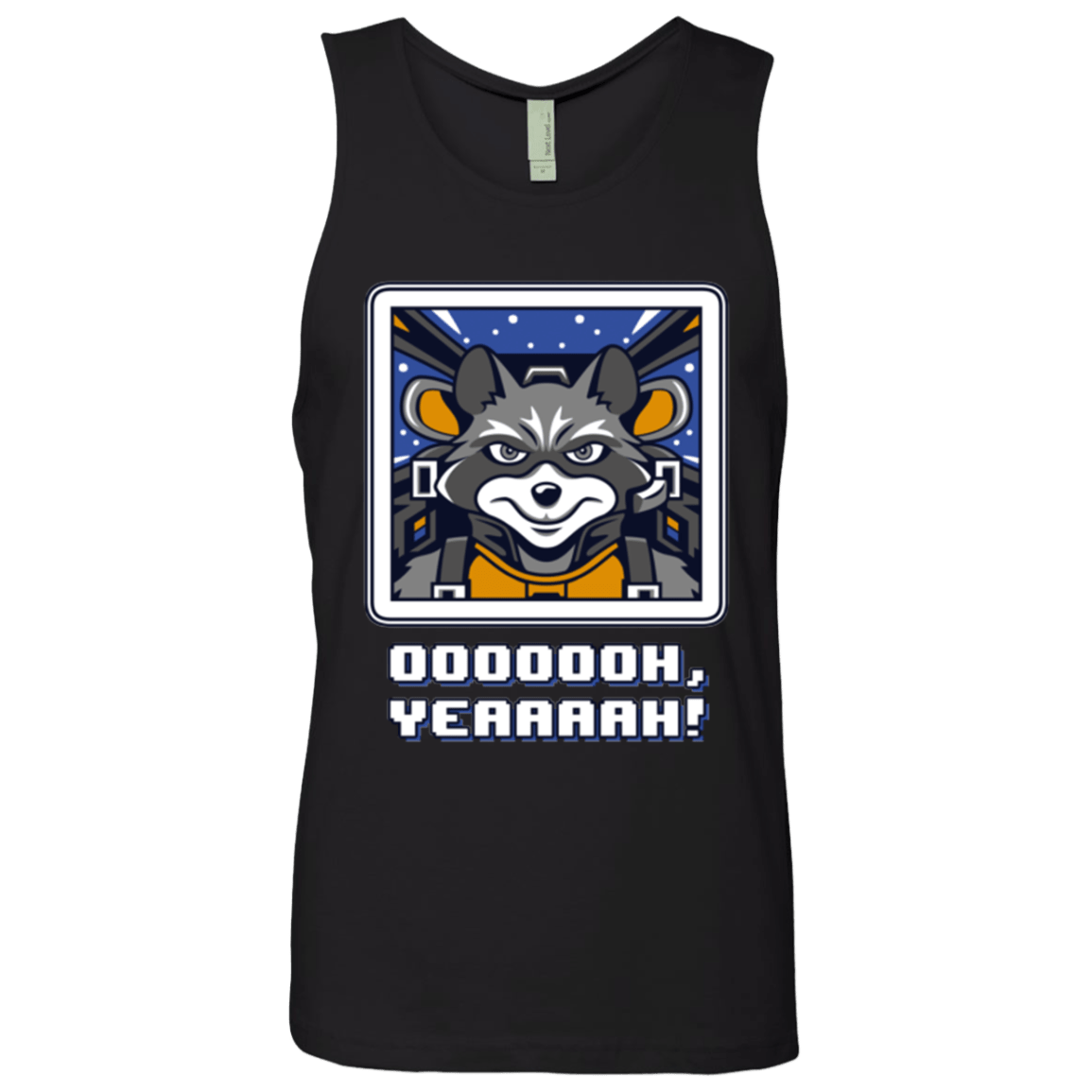 T-Shirts Black / Small Star Raccoon Men's Premium Tank Top