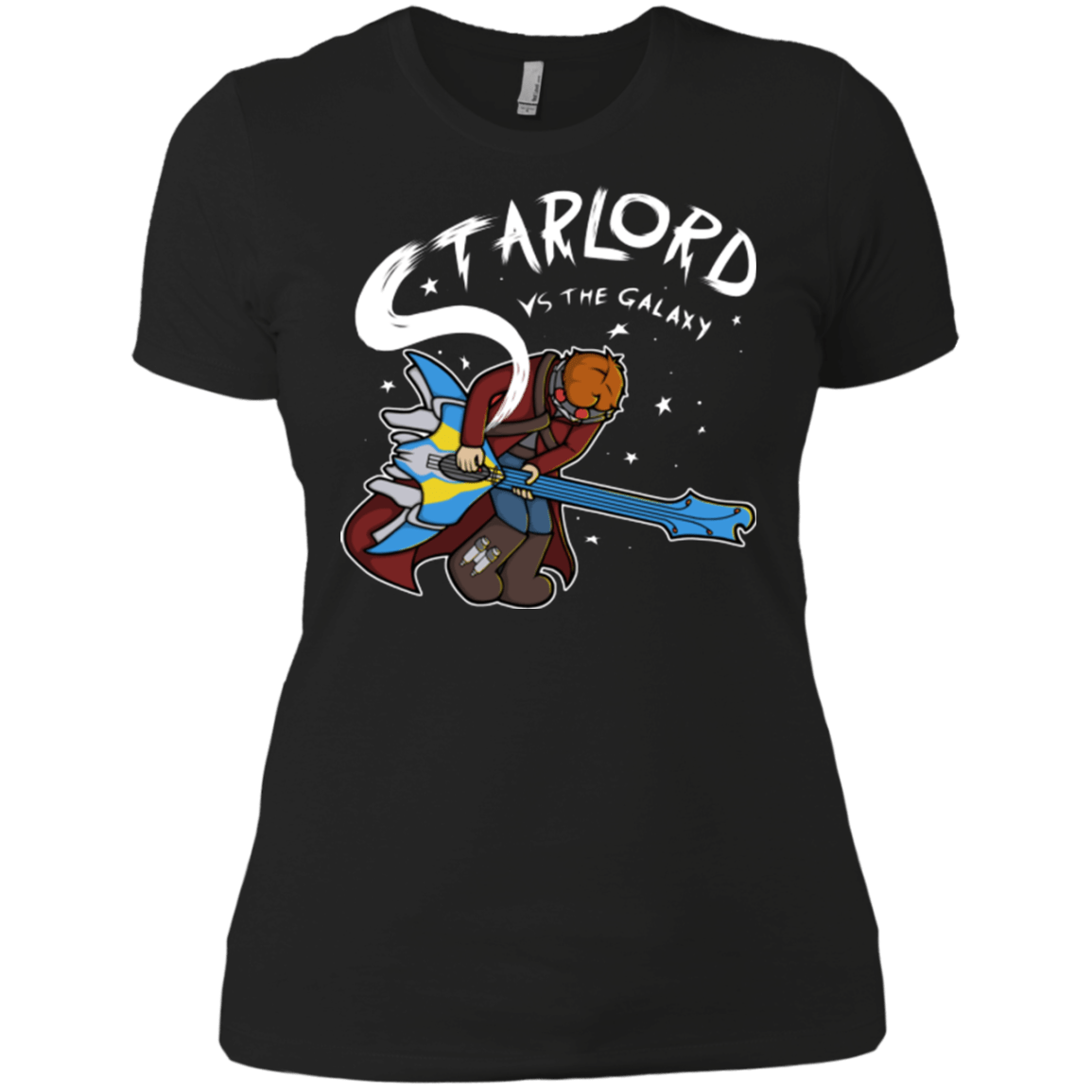 T-Shirts Black / X-Small Starlord vs The Galaxy Women's Premium T-Shirt