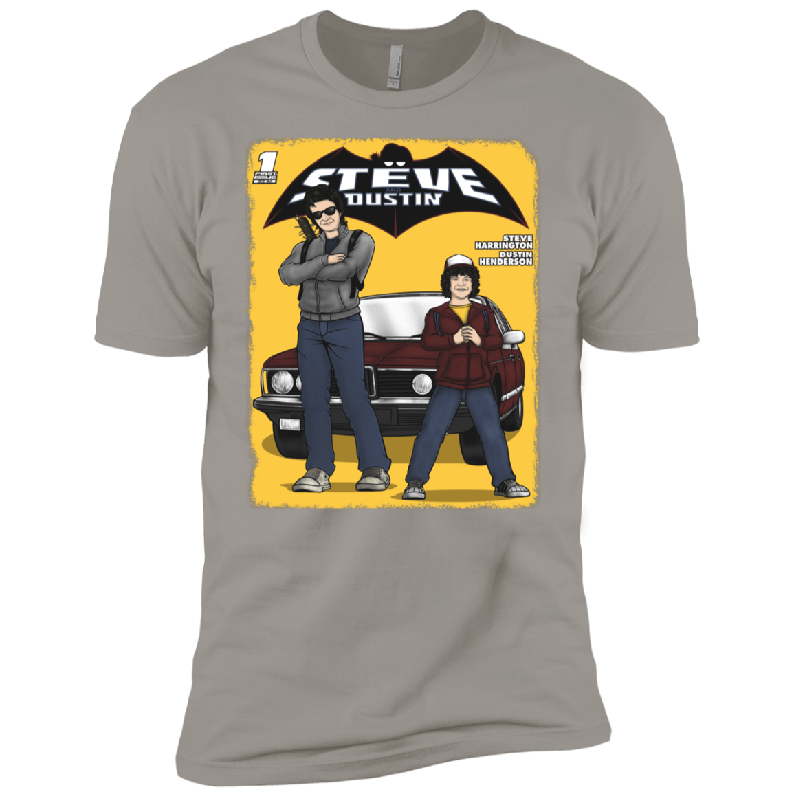 T-Shirts Light Grey / YXS Strange Duo Boys Premium T-Shirt