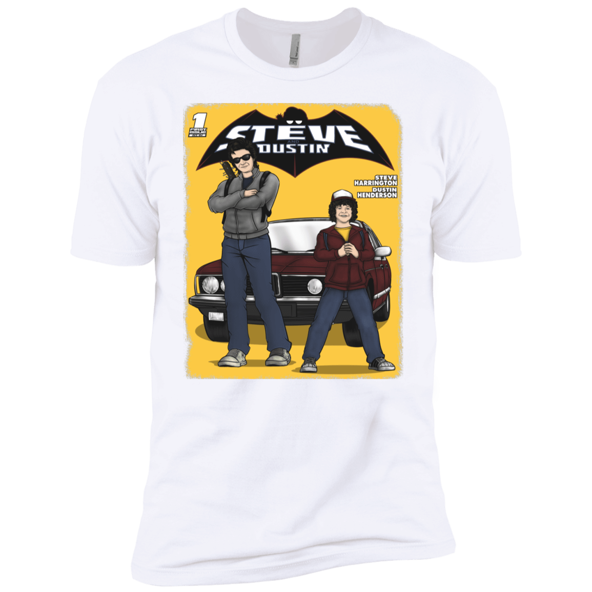 T-Shirts White / YXS Strange Duo Boys Premium T-Shirt