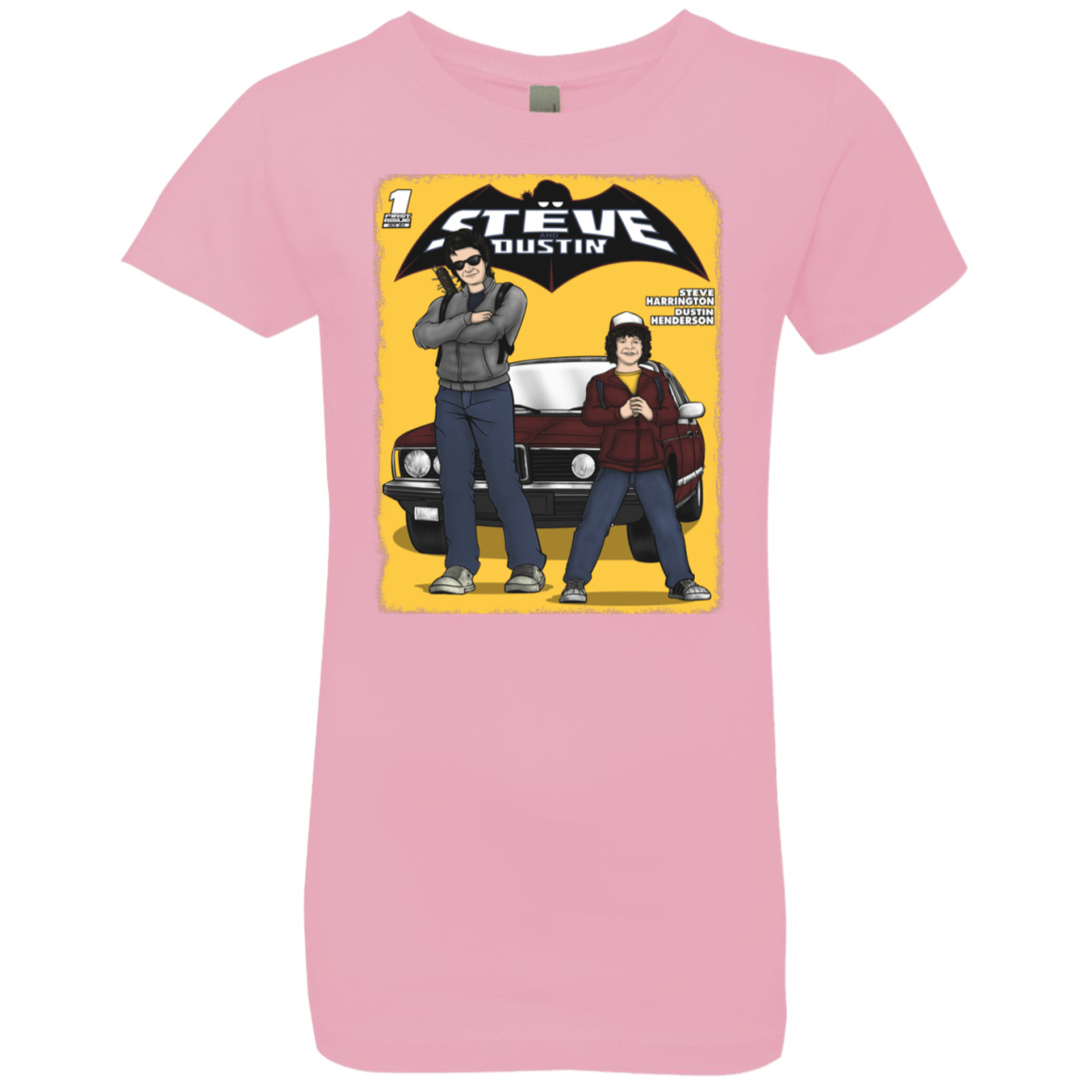 T-Shirts Light Pink / YXS Strange Duo Girls Premium T-Shirt