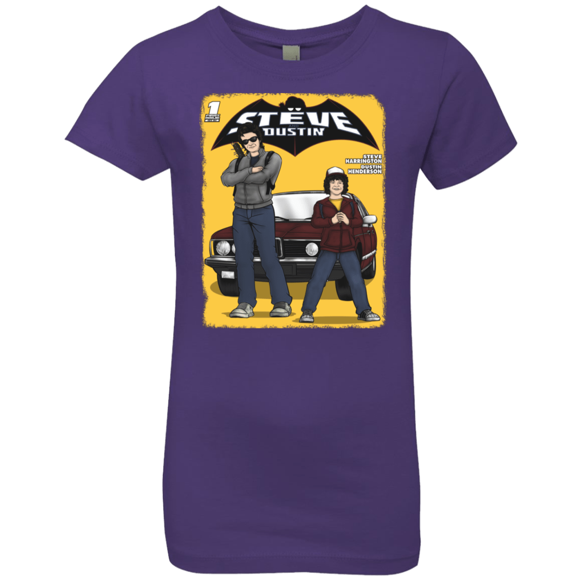 T-Shirts Purple Rush / YXS Strange Duo Girls Premium T-Shirt