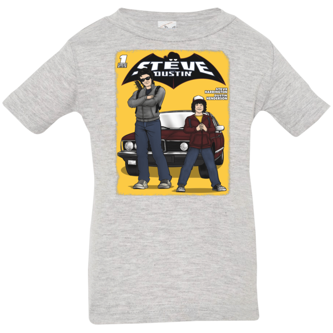 T-Shirts Heather Grey / 6 Months Strange Duo Infant Premium T-Shirt