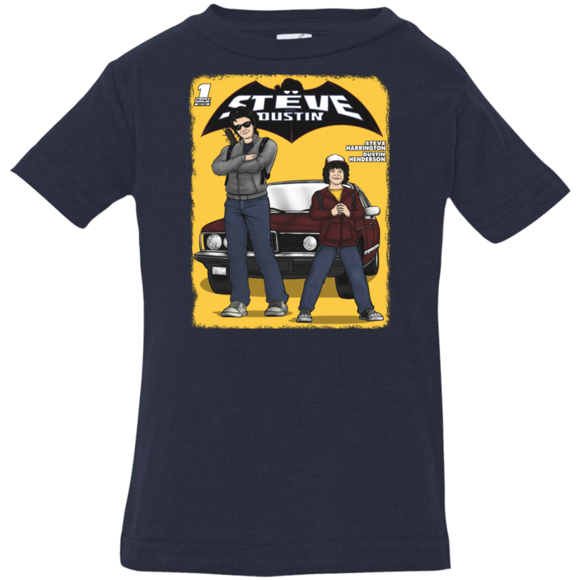 T-Shirts Navy / 6 Months Strange Duo Infant Premium T-Shirt