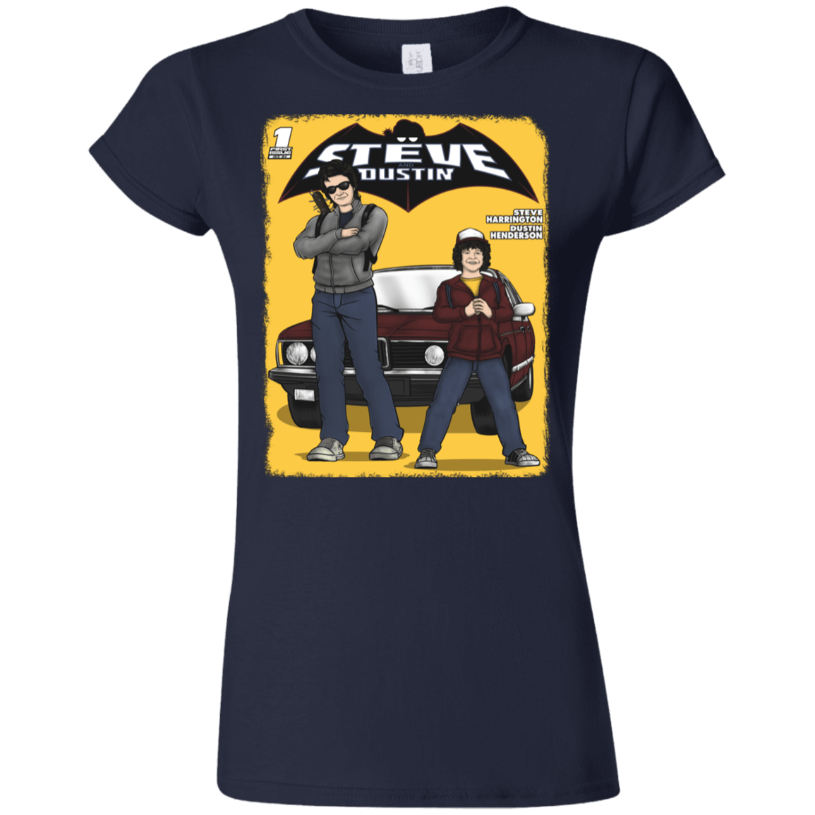 T-Shirts Navy / S Strange Duo Junior Slimmer-Fit T-Shirt