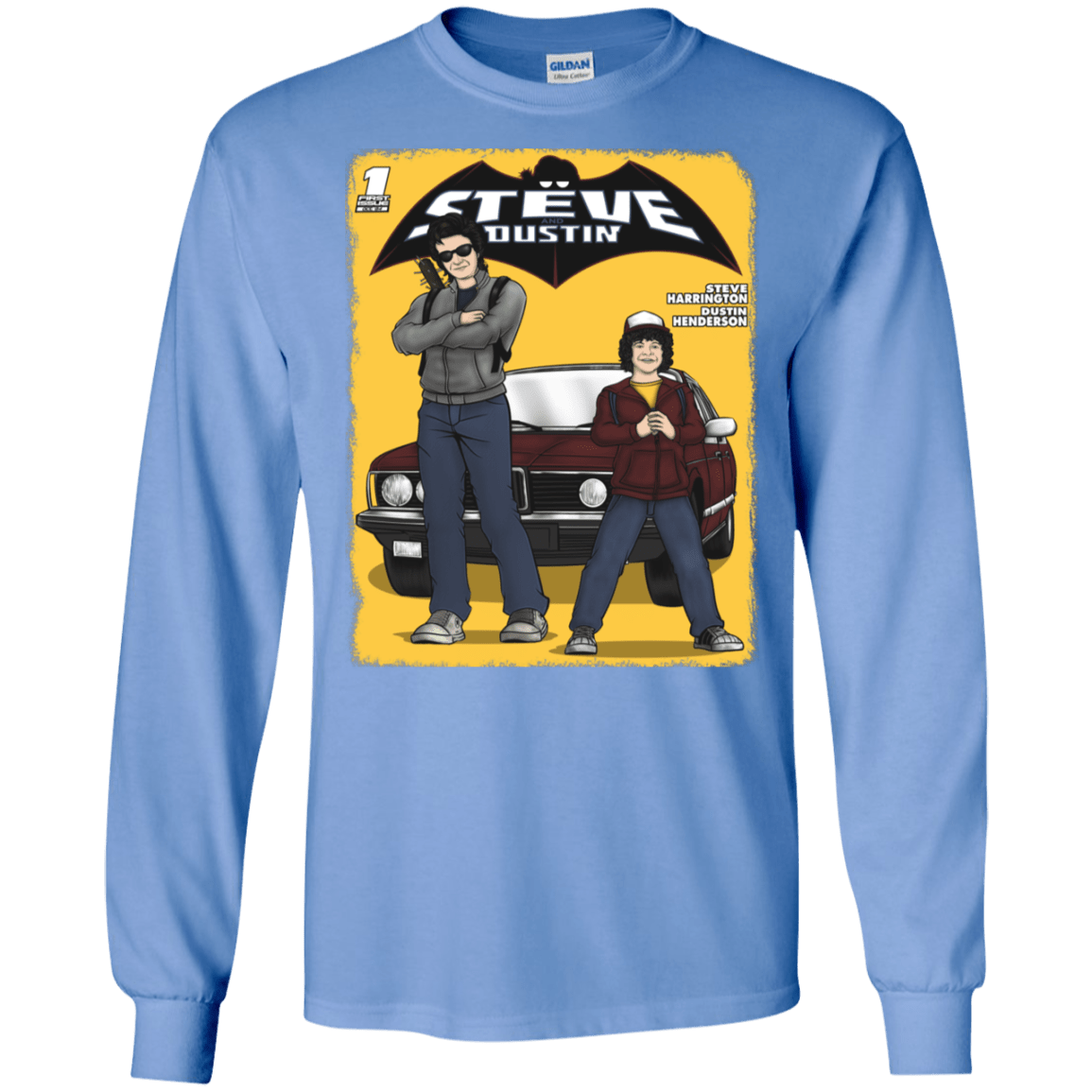 T-Shirts Carolina Blue / S Strange Duo Men's Long Sleeve T-Shirt