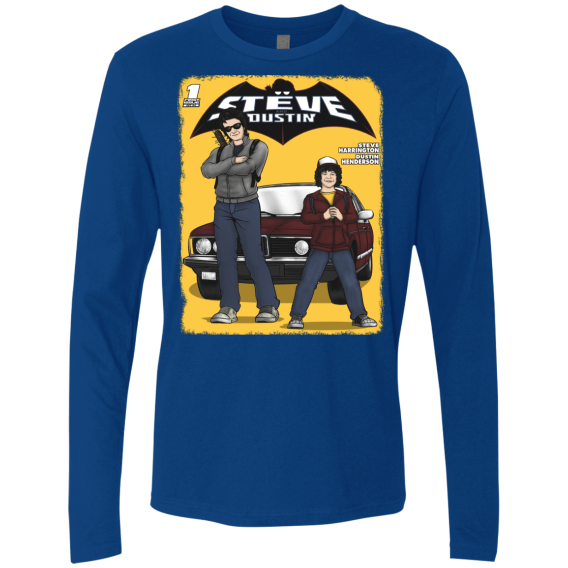 T-Shirts Royal / S Strange Duo Men's Premium Long Sleeve