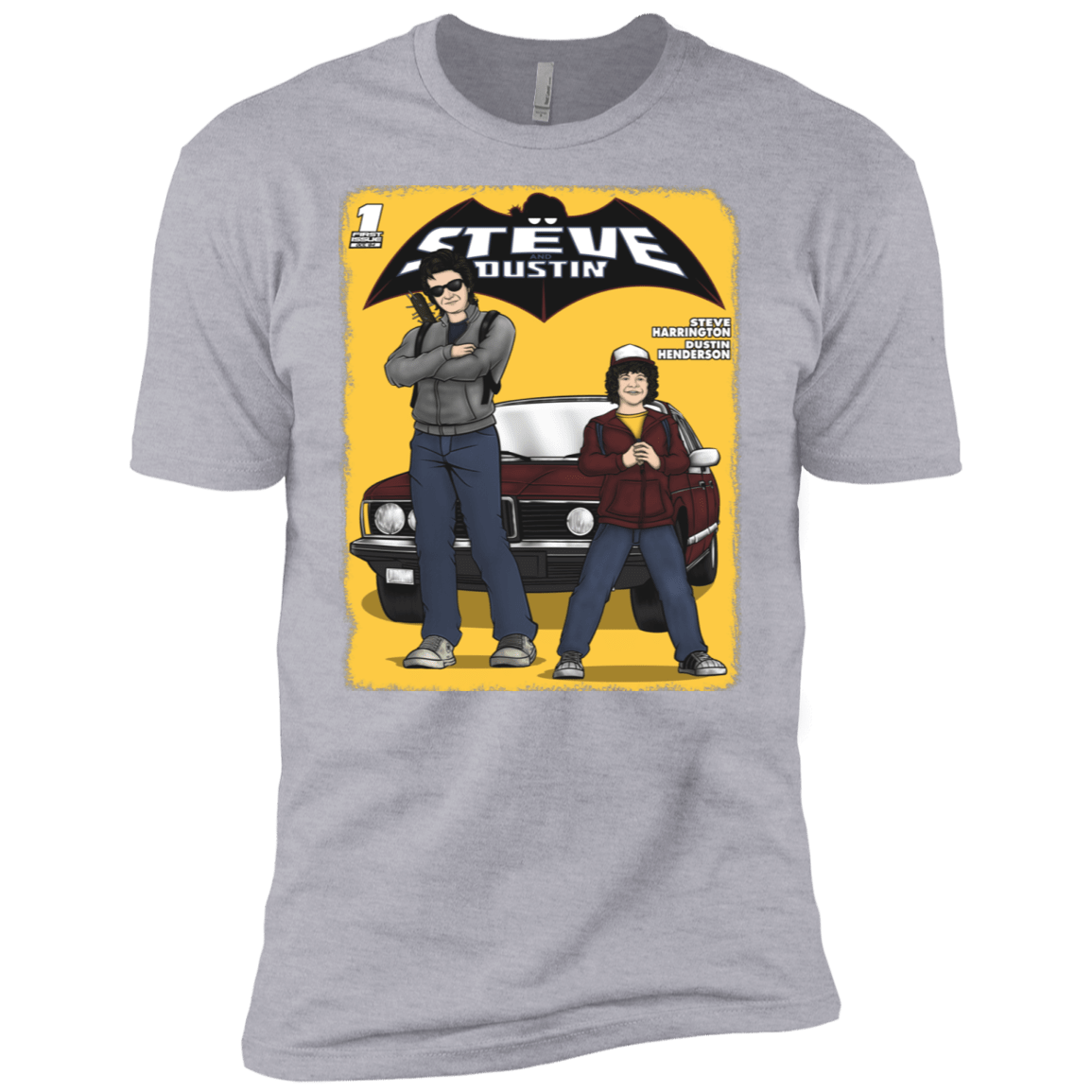 T-Shirts Heather Grey / X-Small Strange Duo Men's Premium T-Shirt