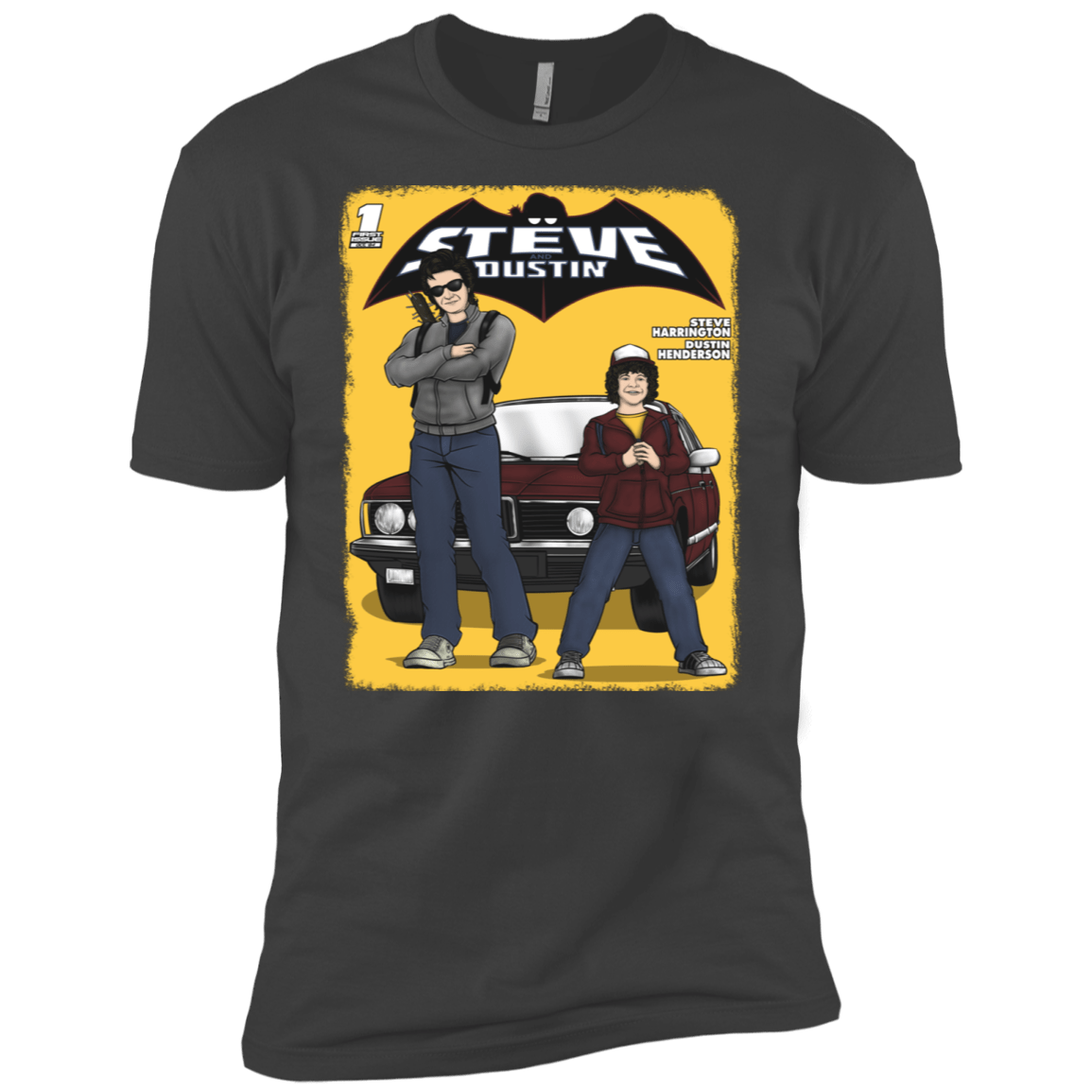 T-Shirts Heavy Metal / X-Small Strange Duo Men's Premium T-Shirt