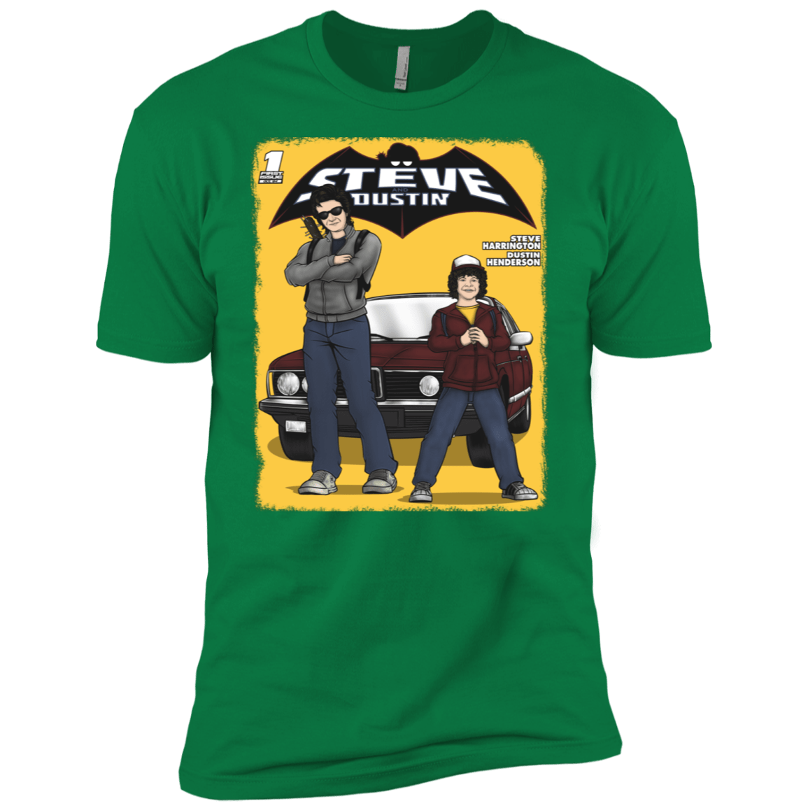 T-Shirts Kelly Green / X-Small Strange Duo Men's Premium T-Shirt