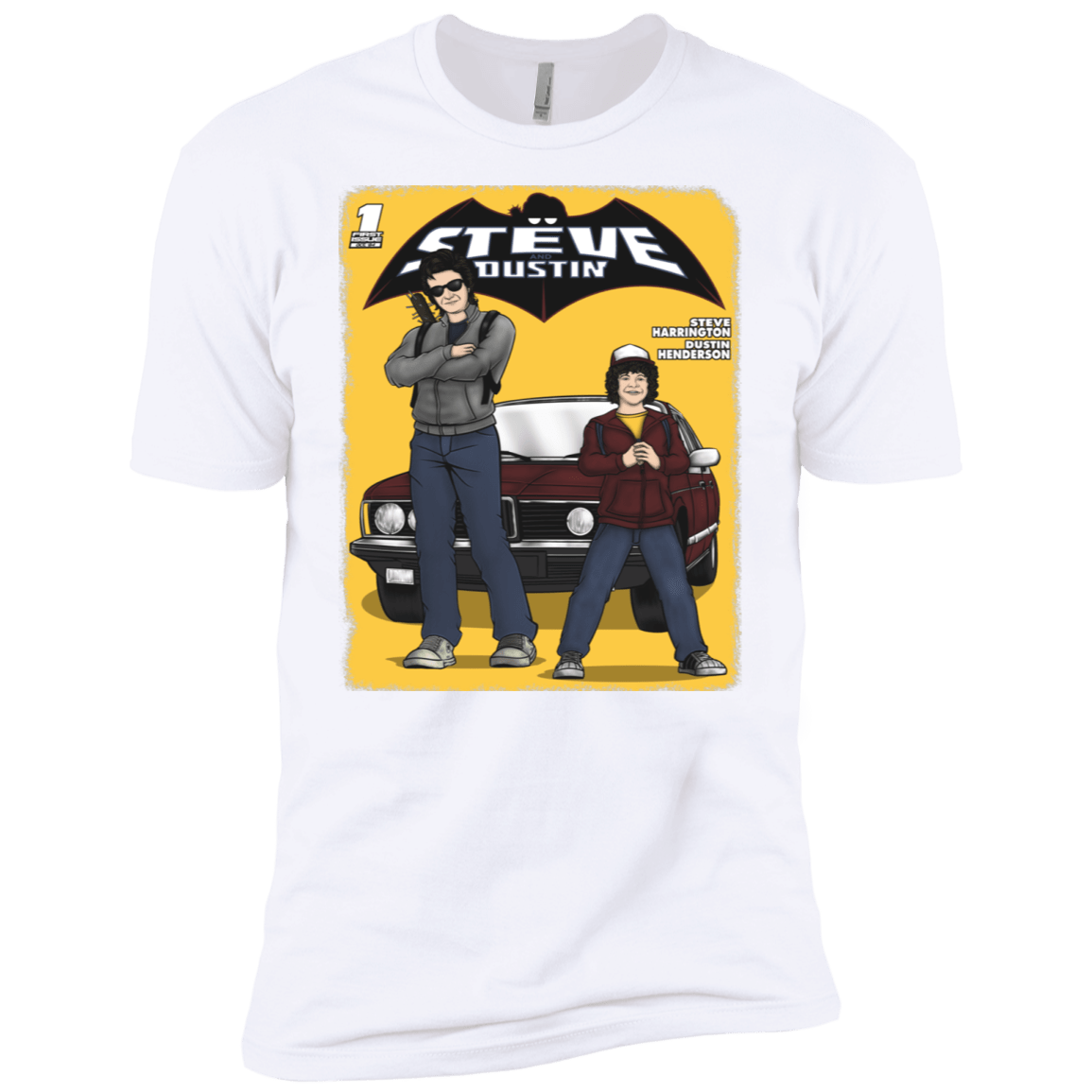 T-Shirts White / X-Small Strange Duo Men's Premium T-Shirt