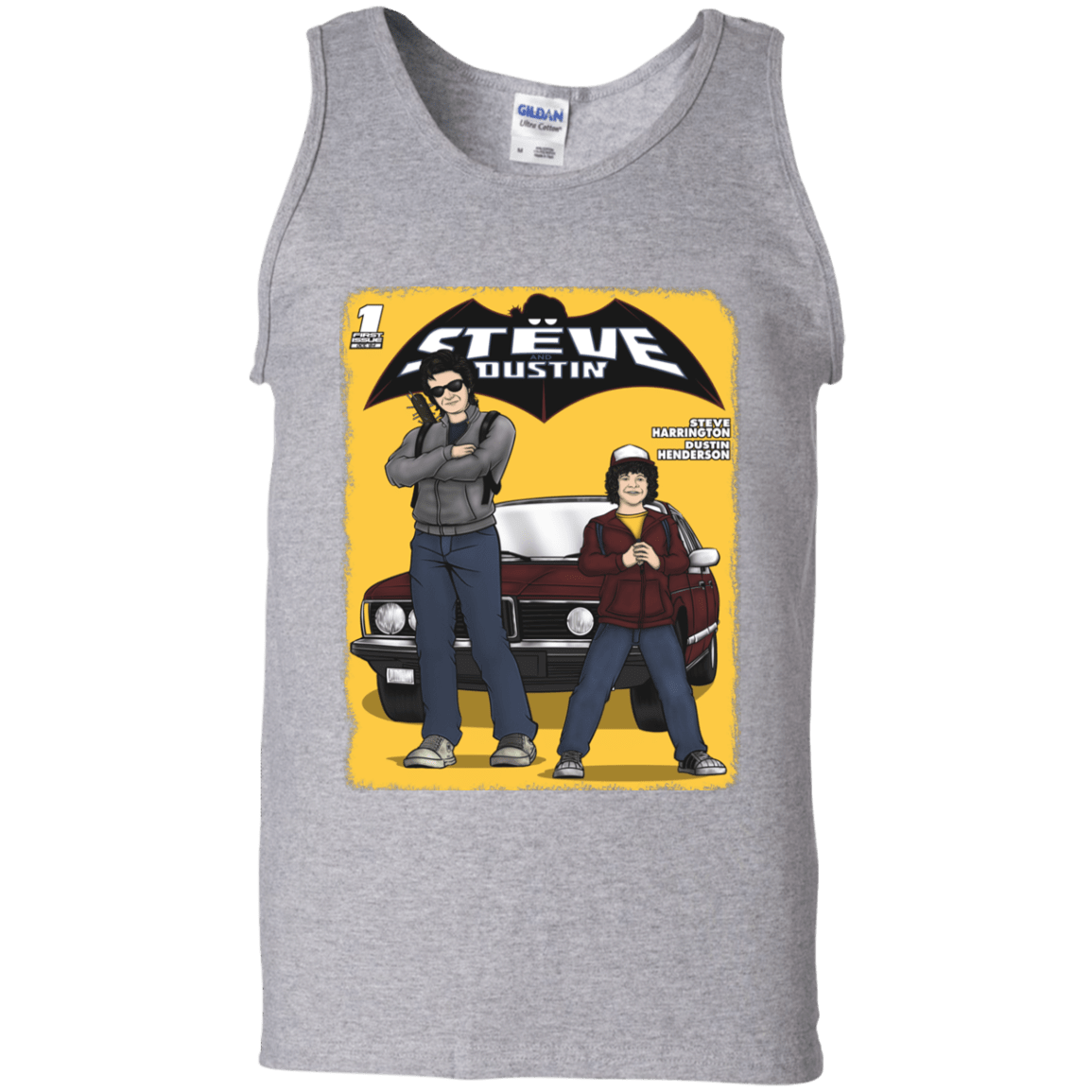 T-Shirts Sport Grey / S Strange Duo Men's Tank Top