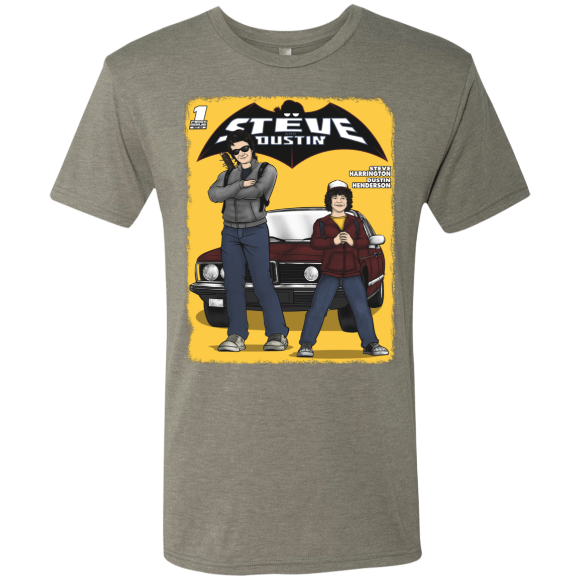 T-Shirts Venetian Grey / S Strange Duo Men's Triblend T-Shirt