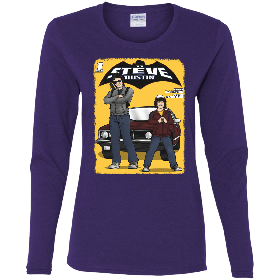 T-Shirts Purple / S Strange Duo Women's Long Sleeve T-Shirt