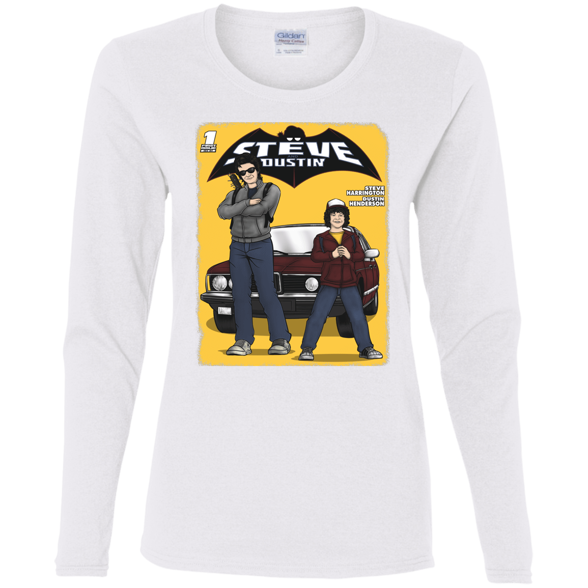 T-Shirts White / S Strange Duo Women's Long Sleeve T-Shirt