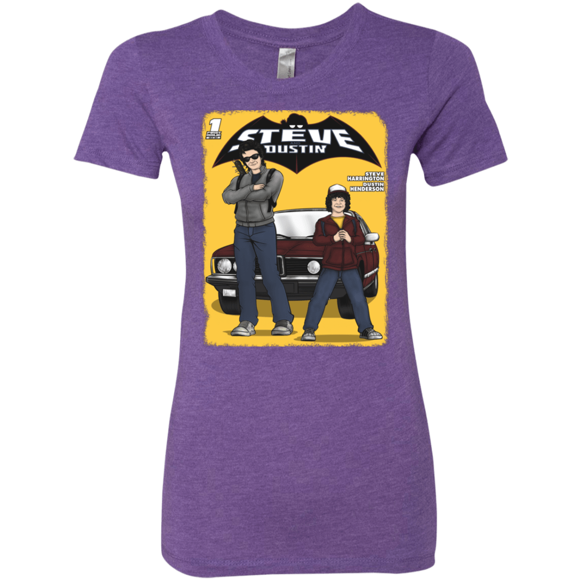T-Shirts Purple Rush / S Strange Duo Women's Triblend T-Shirt