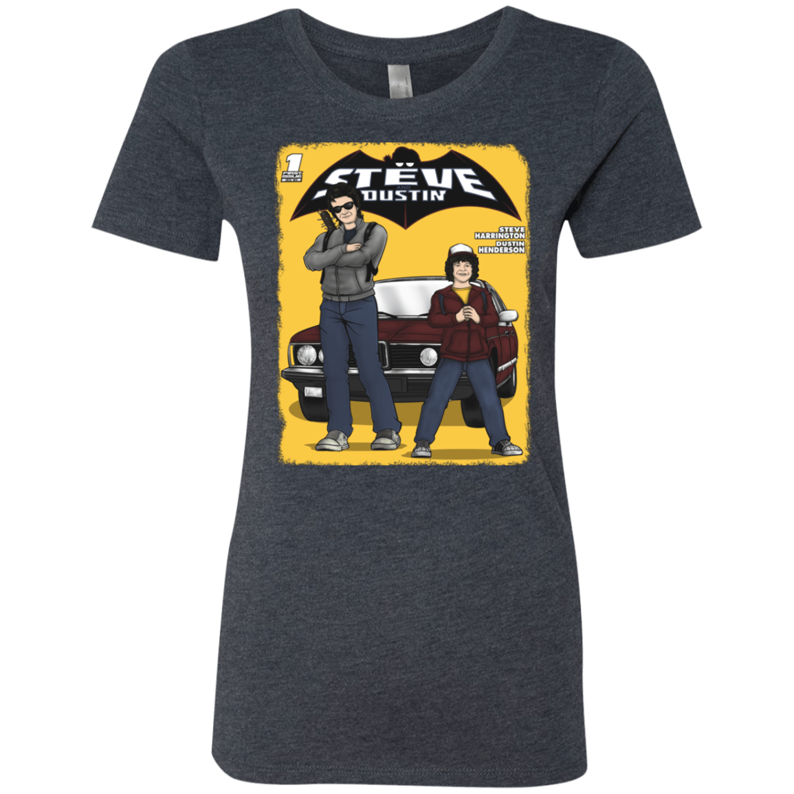 T-Shirts Vintage Navy / S Strange Duo Women's Triblend T-Shirt