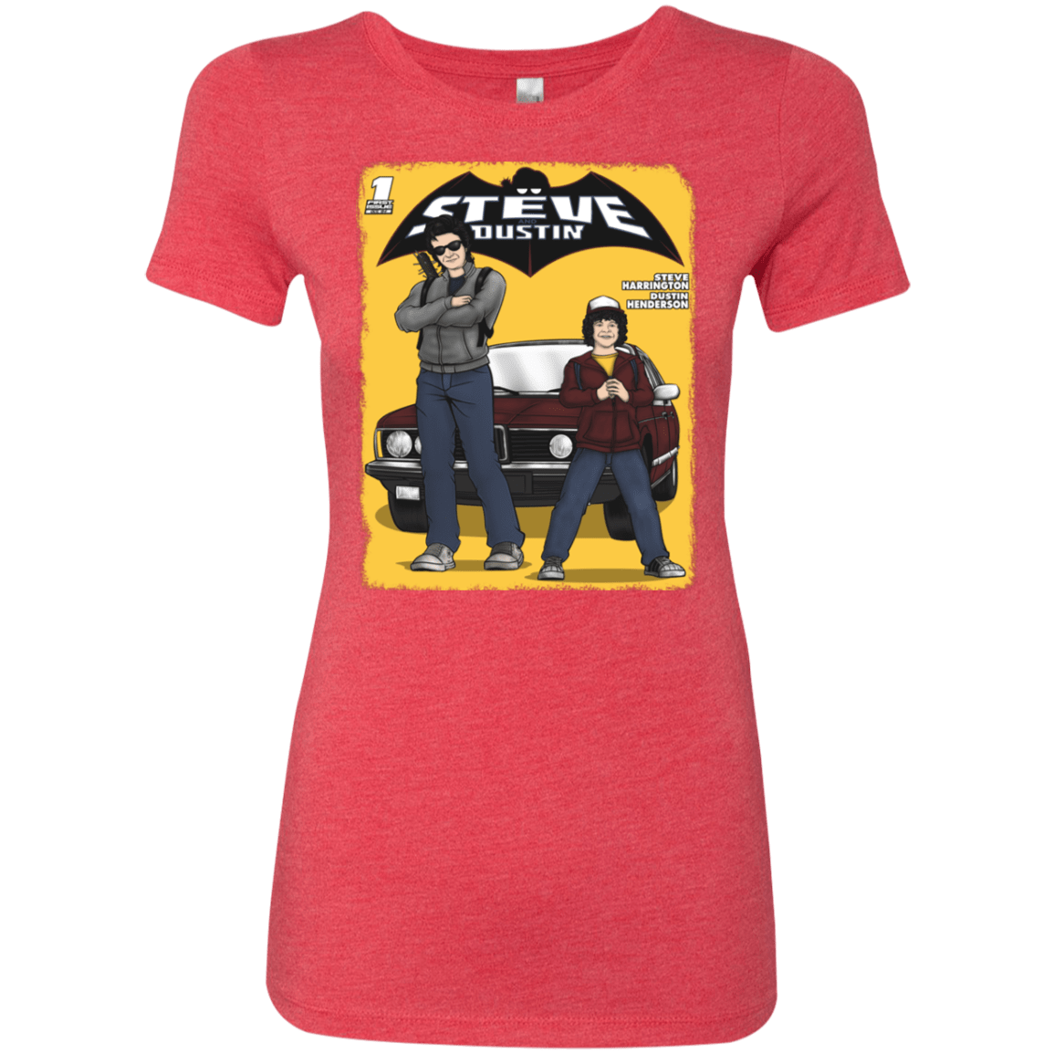 T-Shirts Vintage Red / S Strange Duo Women's Triblend T-Shirt