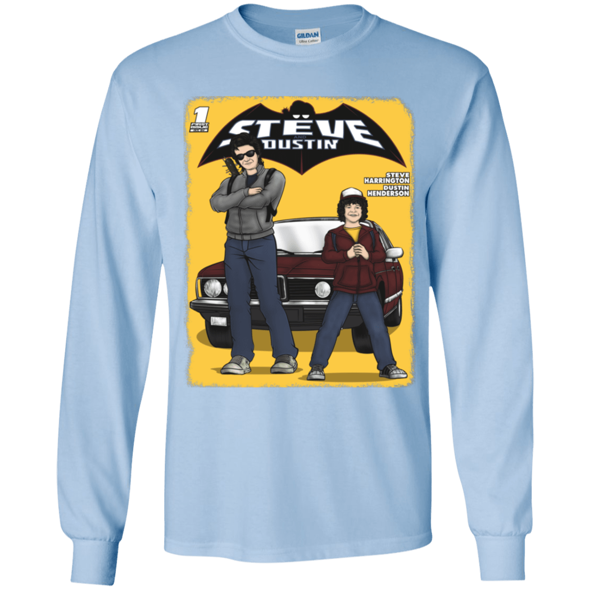 T-Shirts Light Blue / YS Strange Duo Youth Long Sleeve T-Shirt
