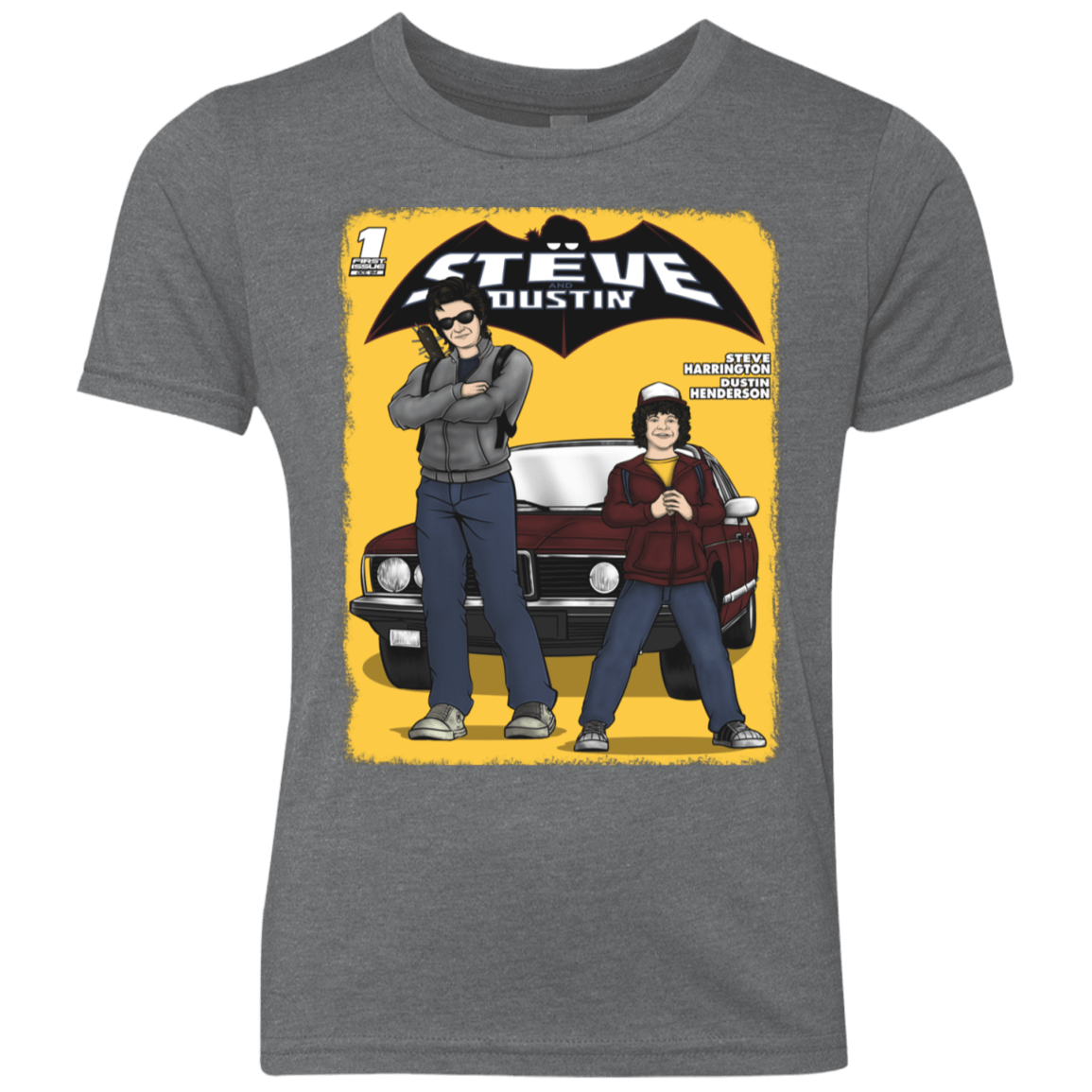 T-Shirts Premium Heather / YXS Strange Duo Youth Triblend T-Shirt