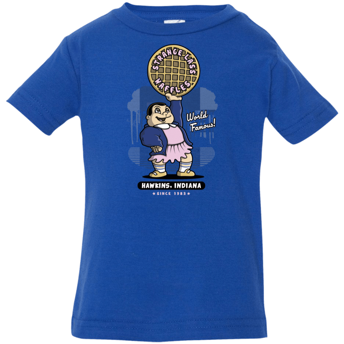T-Shirts Royal / 6 Months Strange Lass Waffles Infant Premium T-Shirt