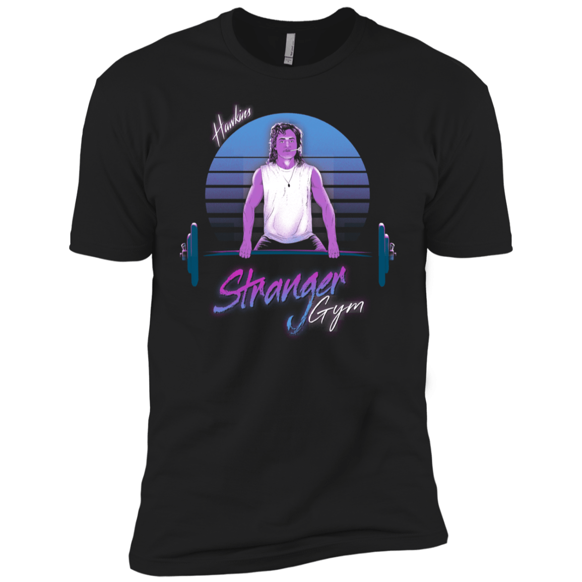 T-Shirts Black / YXS Stranger Gym Boys Premium T-Shirt