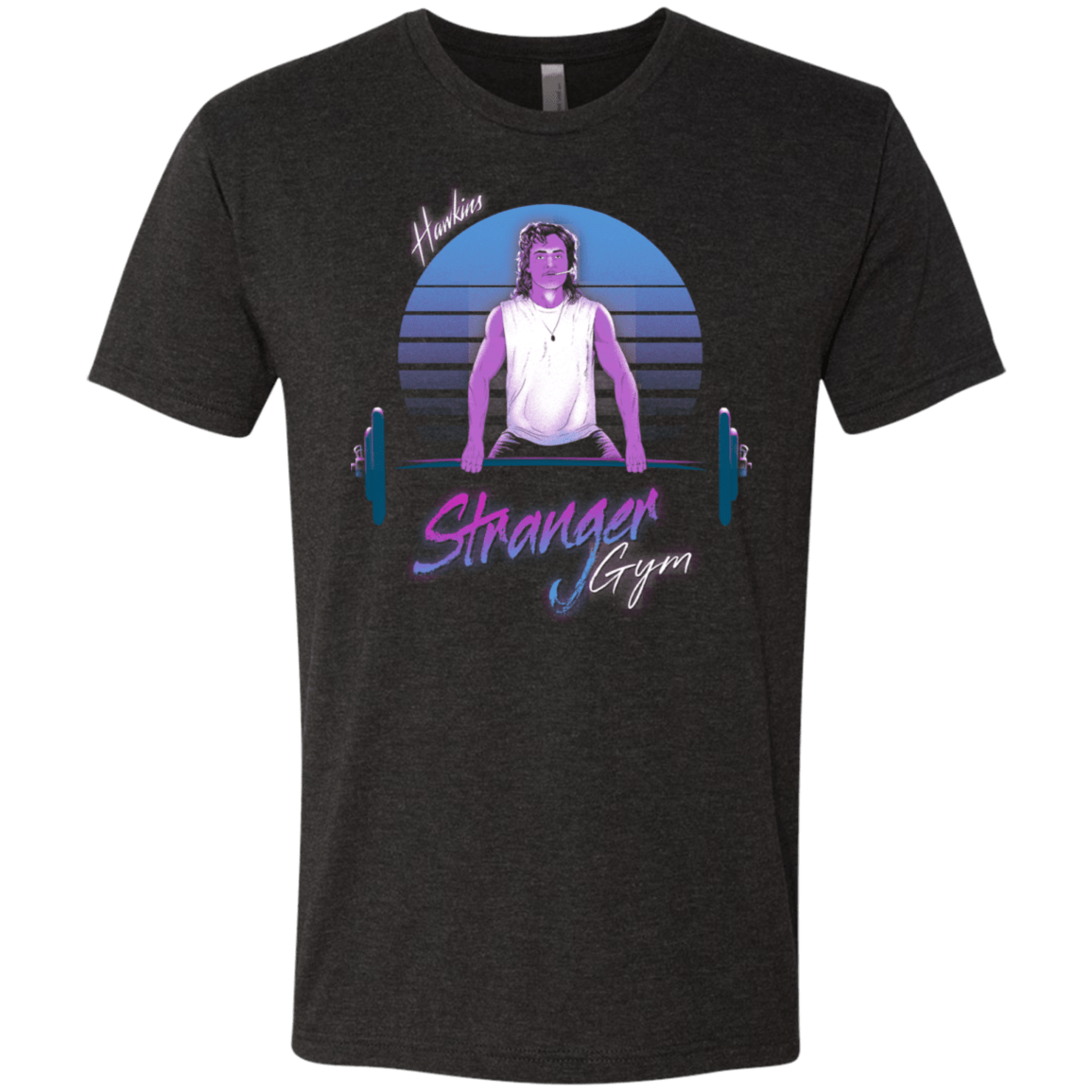 T-Shirts Vintage Black / S Stranger Gym Men's Triblend T-Shirt