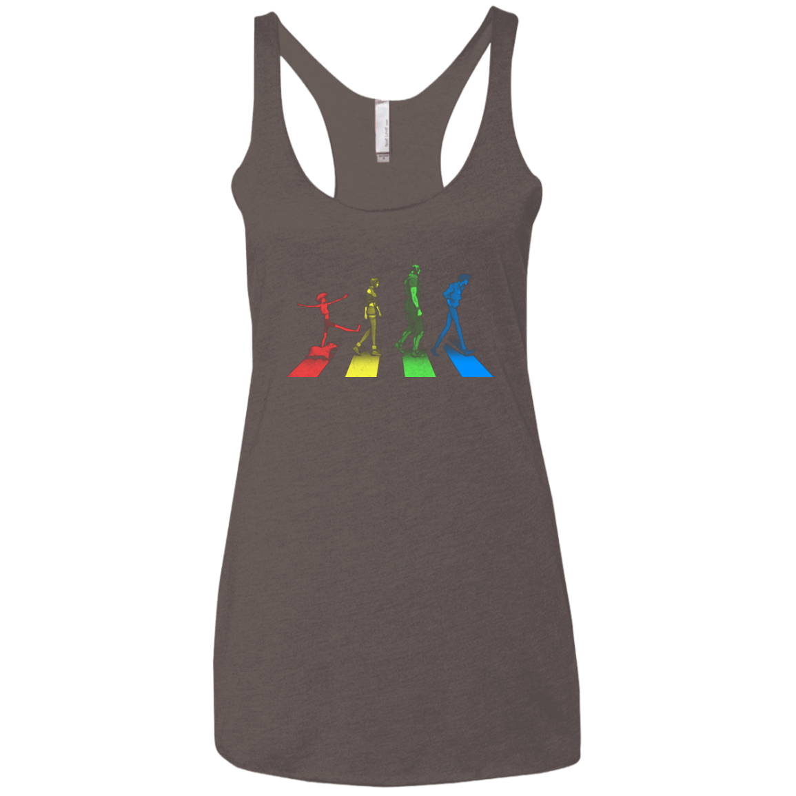 T-Shirts Macchiato / X-Small Stray Dog Strut Women's Triblend Racerback Tank