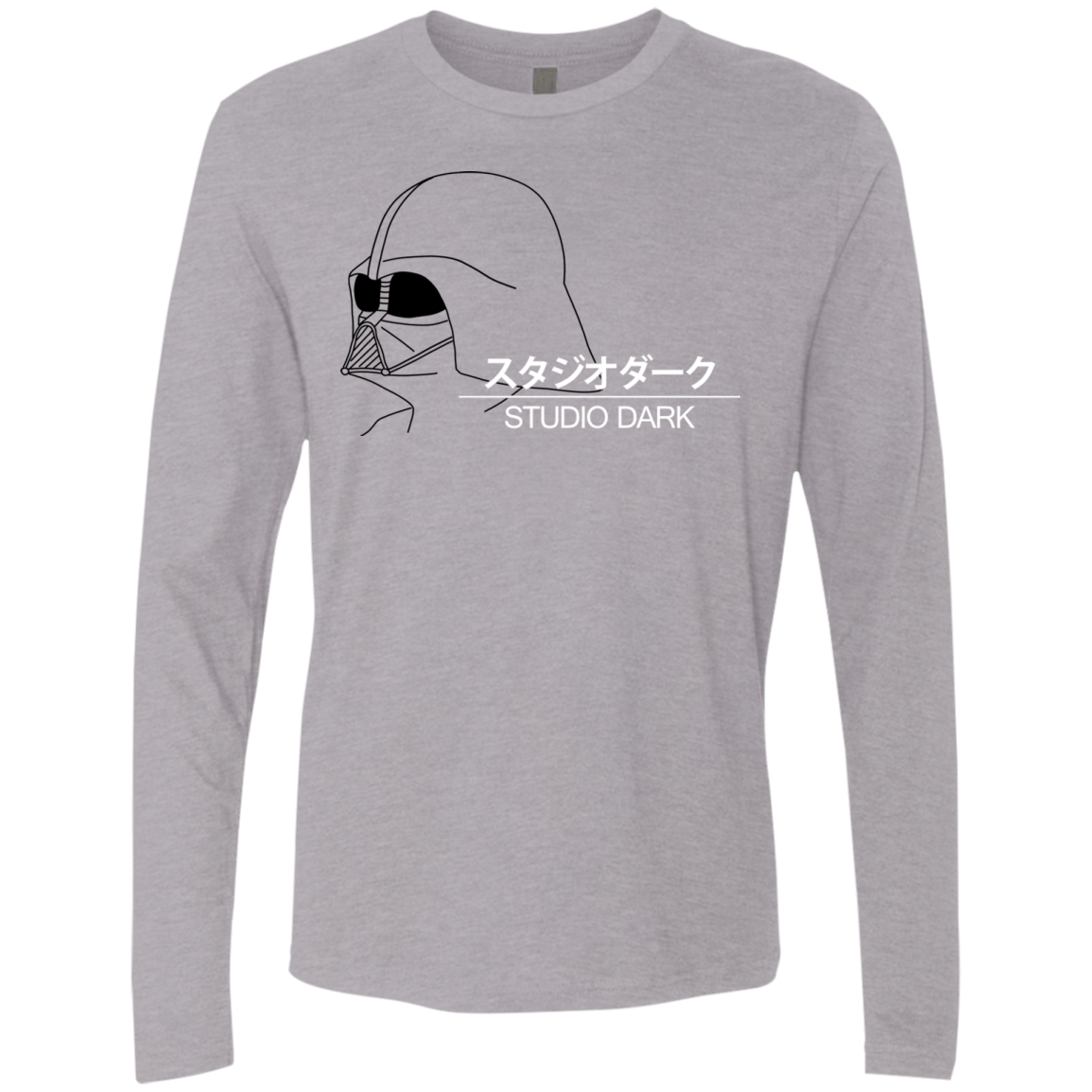 T-Shirts Heather Grey / Small Studio dark Men's Premium Long Sleeve