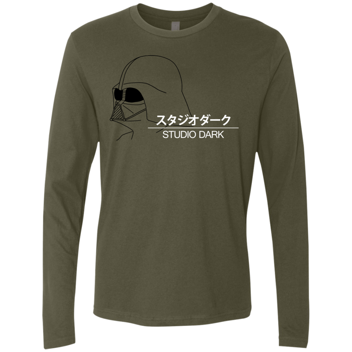 T-Shirts Military Green / Small Studio dark Men's Premium Long Sleeve