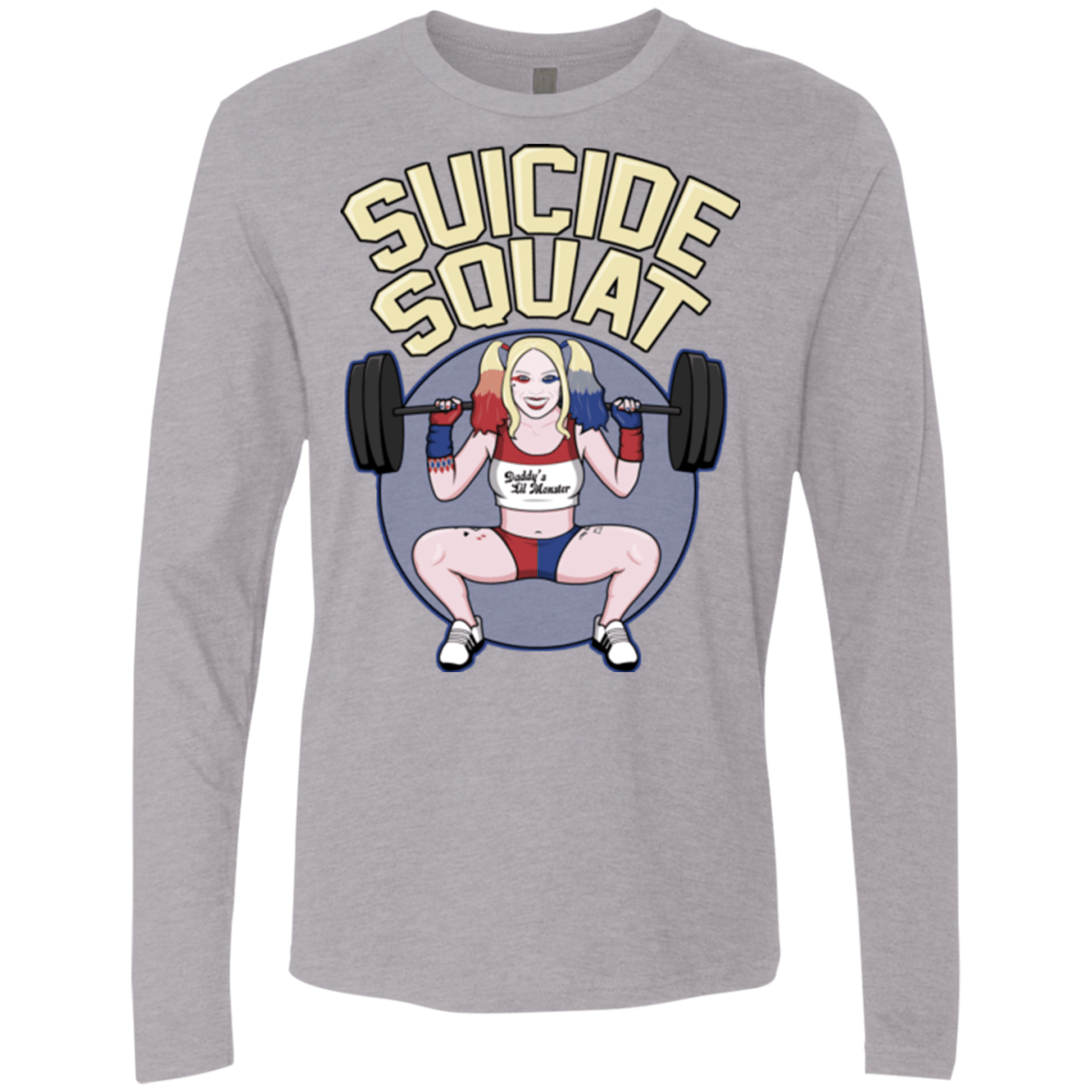 T-Shirts Heather Grey / Small Suicide Squat Men's Premium Long Sleeve