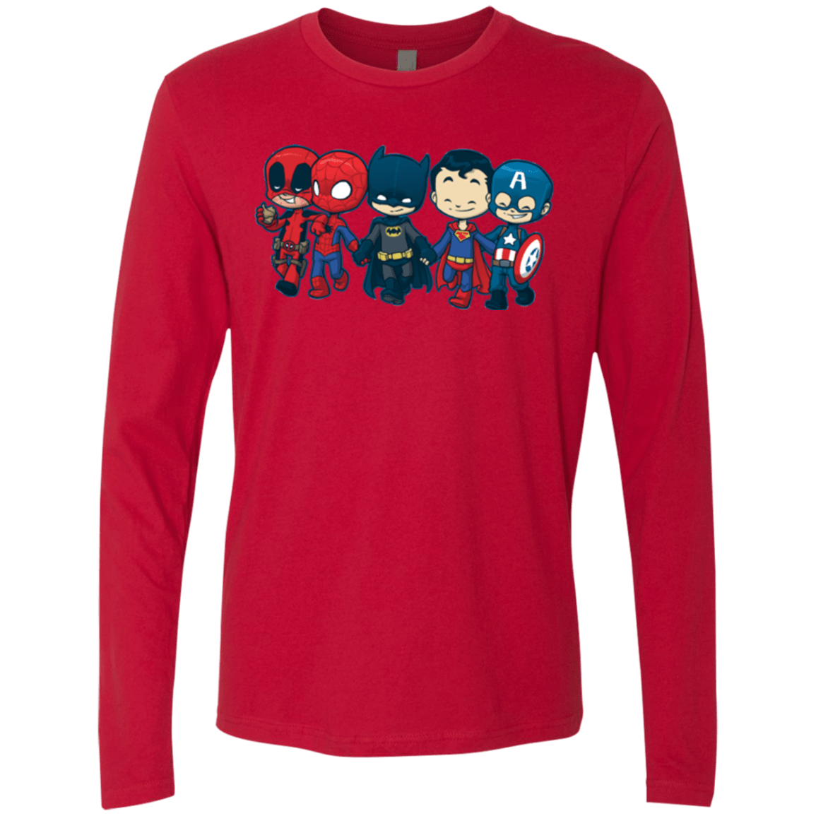 T-Shirts Red / Small Super Cross Over Bros Men's Premium Long Sleeve