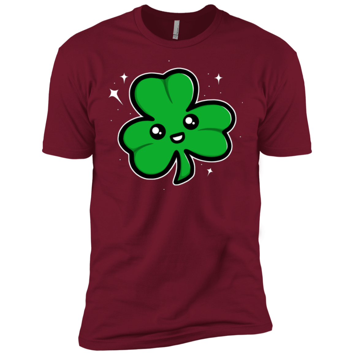 T-Shirts Cardinal / X-Small Super Cute Shamrock Men's Premium T-Shirt