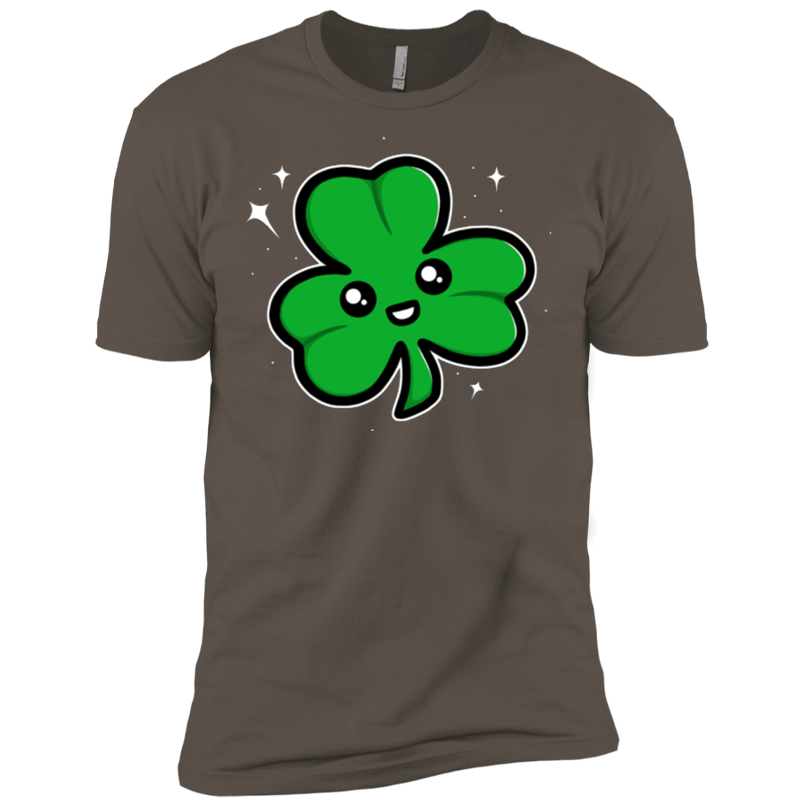 T-Shirts Warm Grey / X-Small Super Cute Shamrock Men's Premium T-Shirt
