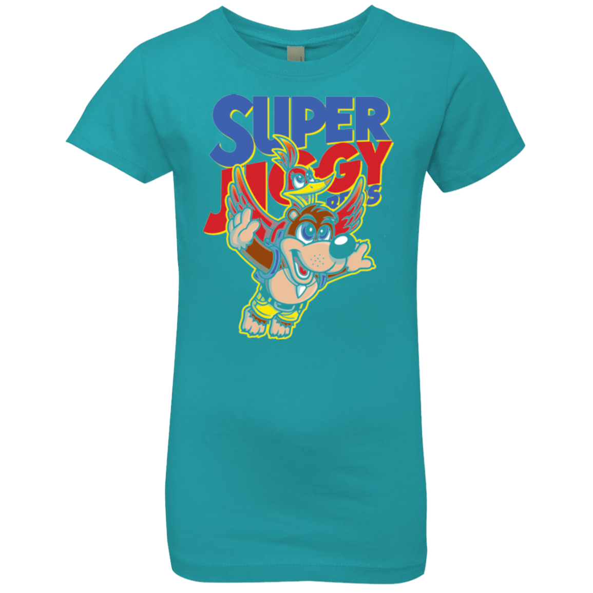 T-Shirts Tahiti Blue / YXS Super Jiggy Bros Girls Premium T-Shirt