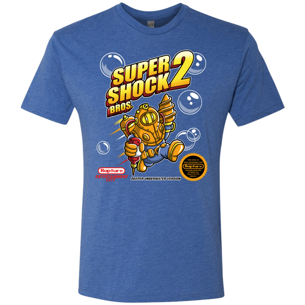 T-Shirts Vintage Royal / Small Super Shock Bros 2 Men's Triblend T-Shirt