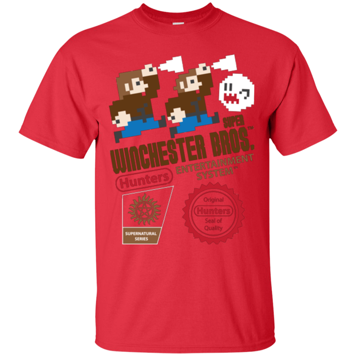 T-Shirts Red / Small Super Winchester Bros T-Shirt