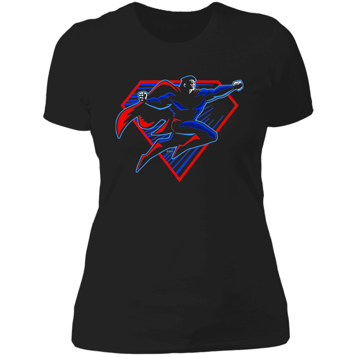T-Shirts Black / X-Small Superhero Women's Premium T-Shirt
