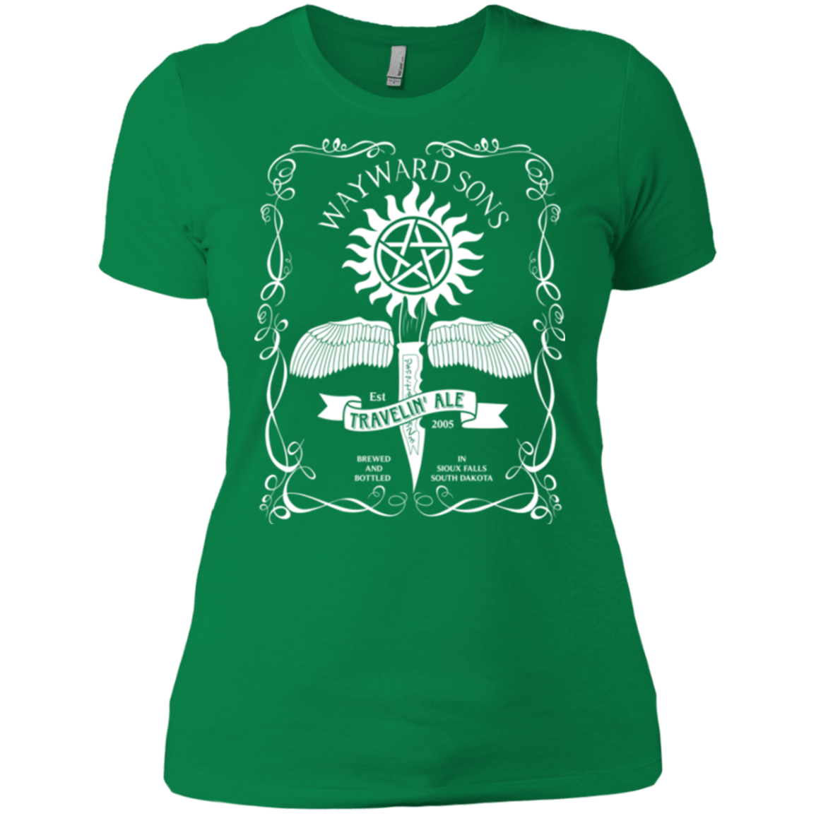T-Shirts Kelly Green / X-Small Supernatural 3 Women's Premium T-Shirt