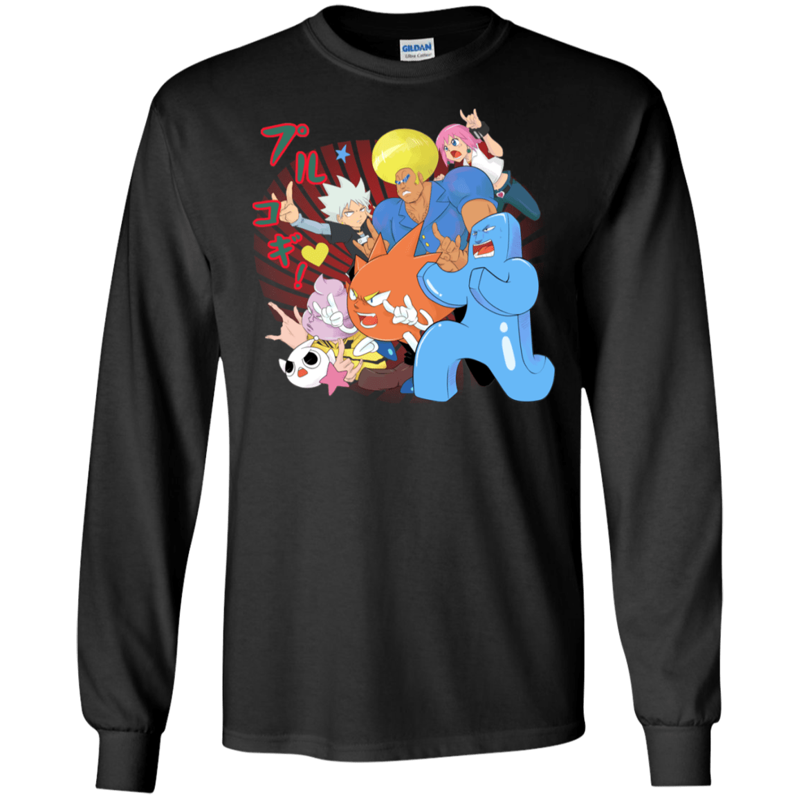 T-Shirts Black / S Supra Prukogi Men's Long Sleeve T-Shirt