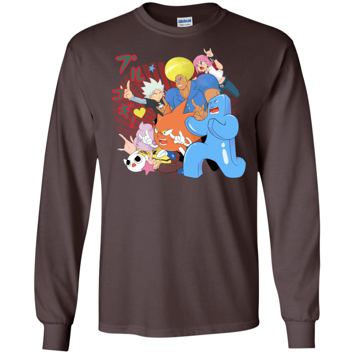 T-Shirts Dark Chocolate / S Supra Prukogi Men's Long Sleeve T-Shirt