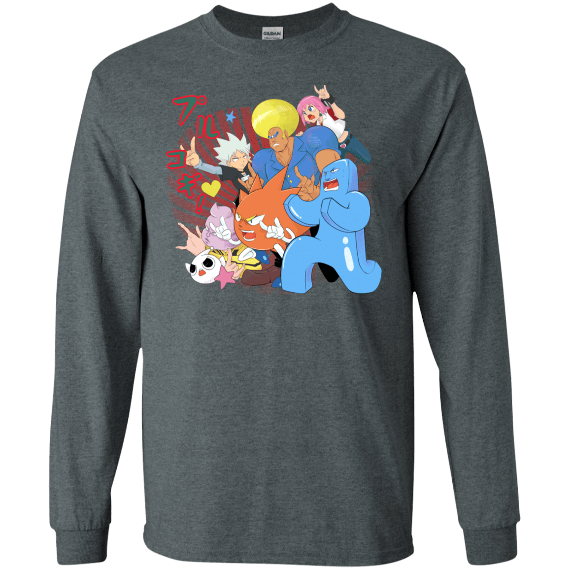 T-Shirts Dark Heather / S Supra Prukogi Men's Long Sleeve T-Shirt