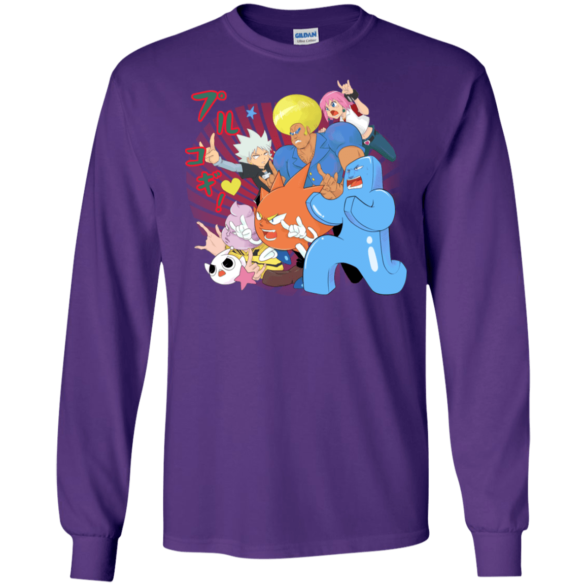 T-Shirts Purple / S Supra Prukogi Men's Long Sleeve T-Shirt