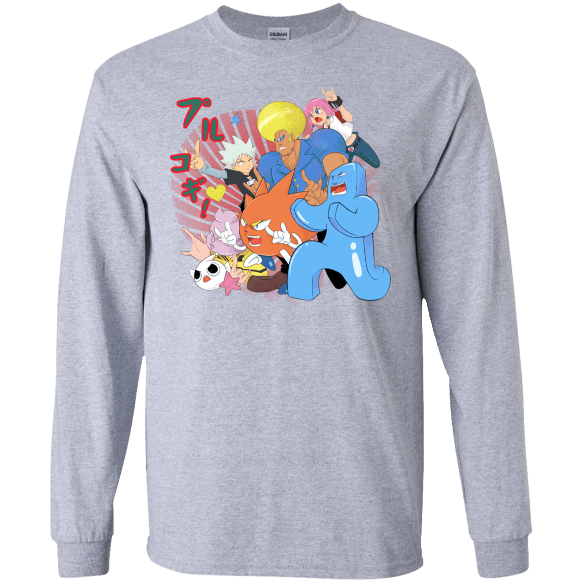 T-Shirts Sport Grey / S Supra Prukogi Men's Long Sleeve T-Shirt