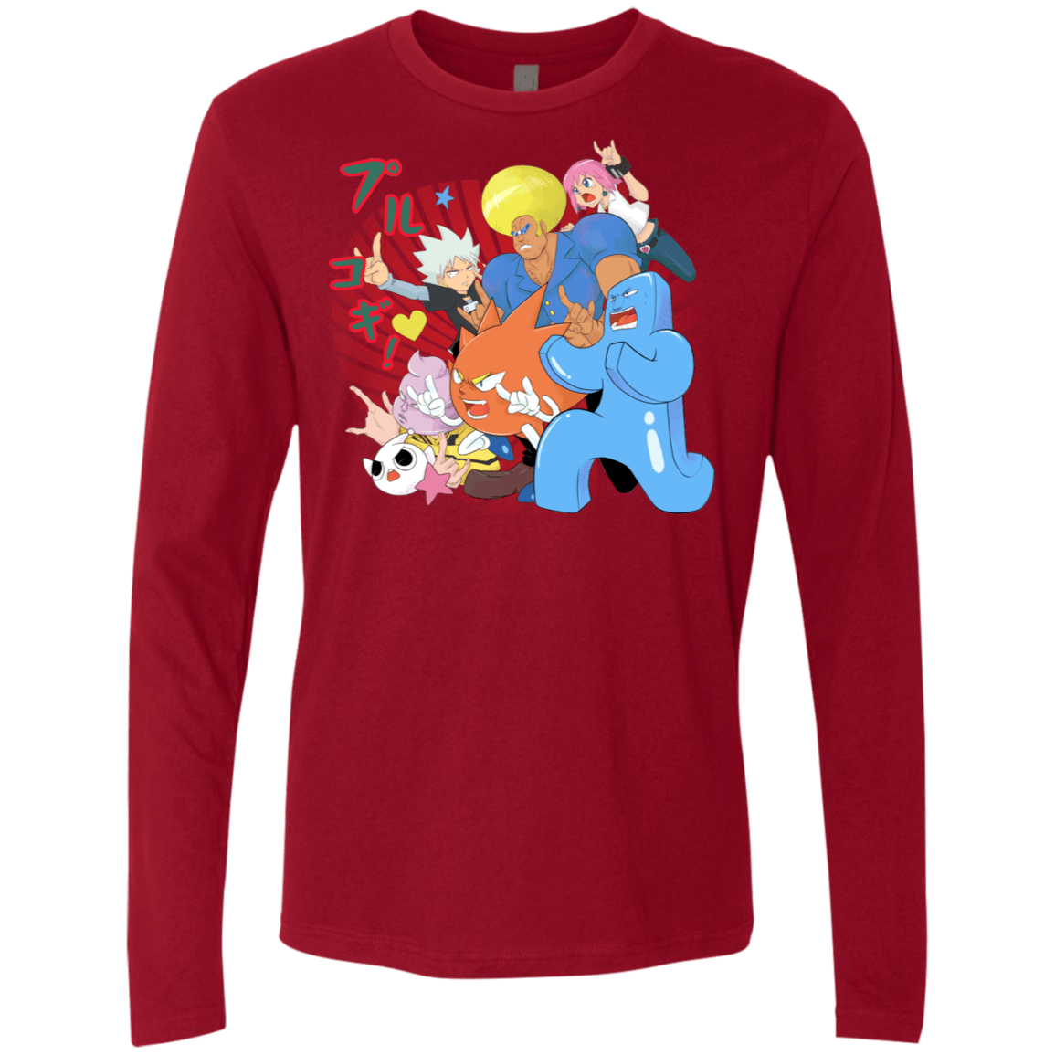T-Shirts Cardinal / S Supra Prukogi Men's Premium Long Sleeve