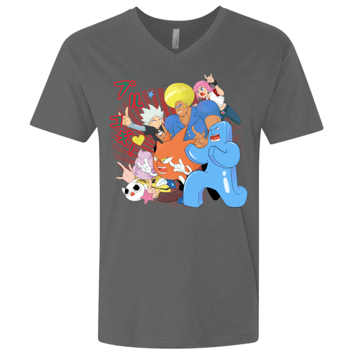 T-Shirts Heavy Metal / X-Small Supra Prukogi Men's Premium V-Neck