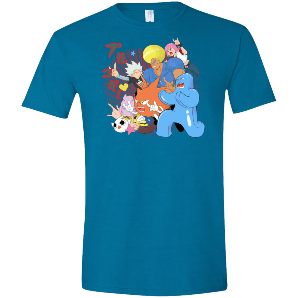 T-Shirts Antique Sapphire / S Supra Prukogi Men's Semi-Fitted Softstyle